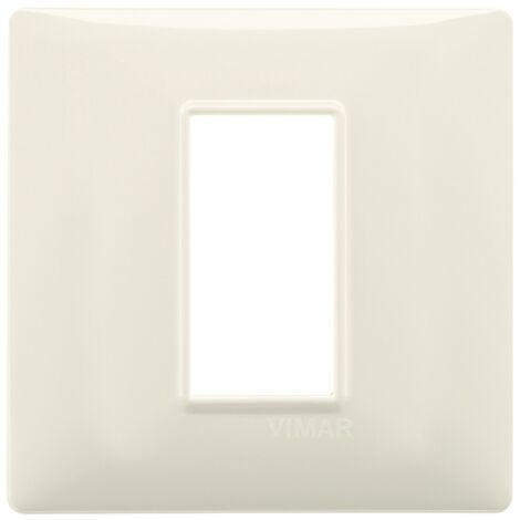 Placca 1M beige per scatola rotonda  Vimar Plana 14641.03