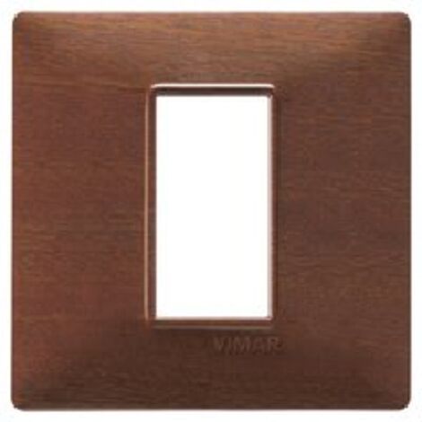 Placca 1M makorè scatola rotonda Vimar Plana 14641.33