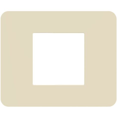 Placca 2 moduli Ivory Avorio serie MatixGo BTICINO JA4802TI