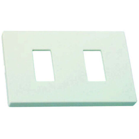 Placca 2 posti Venus mm 115x80h - Modello 1862.2F.B - 20 pz - MARLANVIL