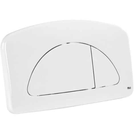 Controplacca Duo Kariba 306010 - Per Cassette Ad Incasso, Completa Di Leveraggio, In PVC Bianco - Foto 13