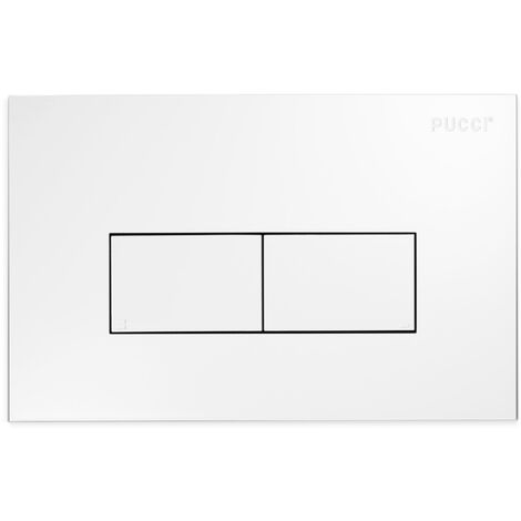 PLACCA 2 TASTI MODELLO ECO LINEA BIANCA PUCCIPLAST Srl