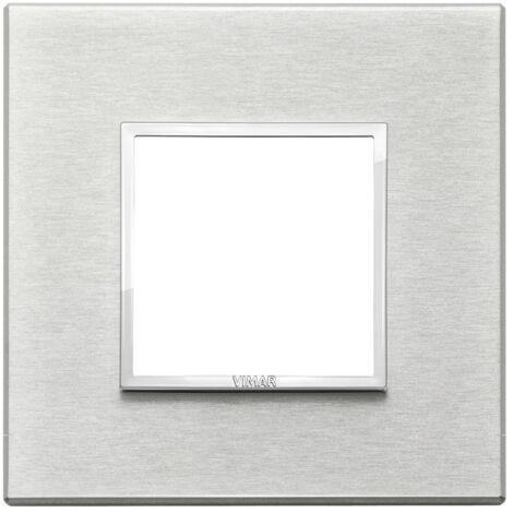 Placca 2M grigio Next Vimar Eikon Evo 21642.02