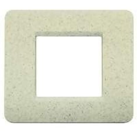 Placca 2P Scatola Tonda Acquamarina Matix ( BTICINO cod. AM4802SQ )