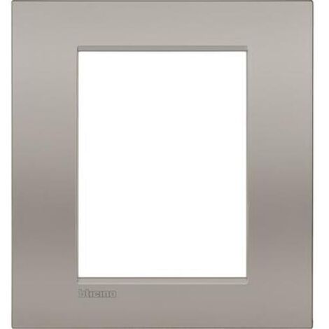 Placca 3+3 posti Sabbia Bticino Living Air LNC4826SB