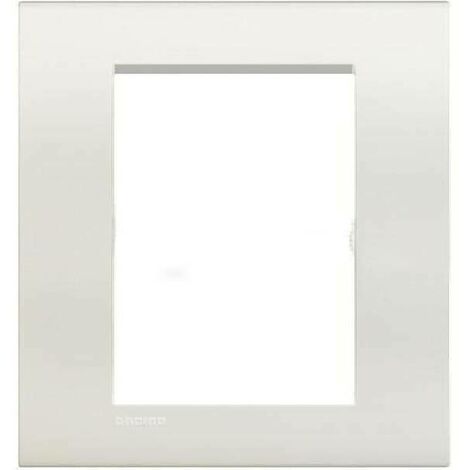 Placca 3+3P Bianco Bticino Living LNA4826BI
