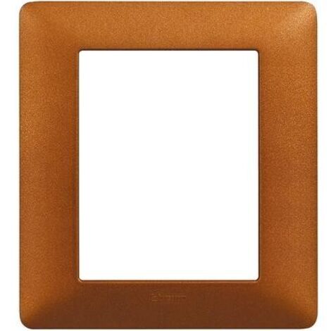 Placca 3+3P Rosso Terra Matix ( BTICINO cod. AM4826TRT )