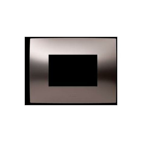 Placca 3 moduli bronzo satinato abb chiara 2csk0352ch