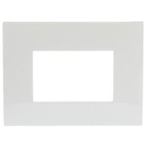 Placca 3 Moduli Colore bianco ABB serie Chiara 2CSK0301CH