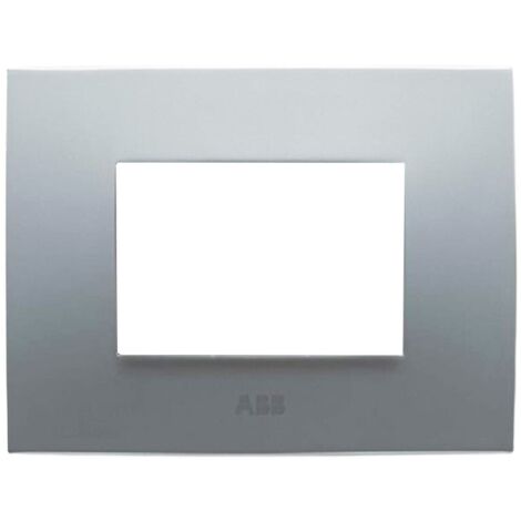 Placca 3 Moduli Colore Pietra ABB serie Chiara 2CSK0303CH