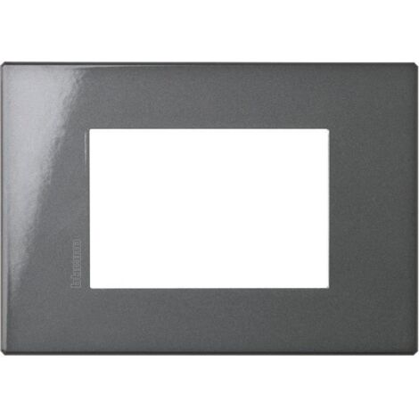 Placca 3 Posti Bticino Axolute AIR Antracite HW4803HS