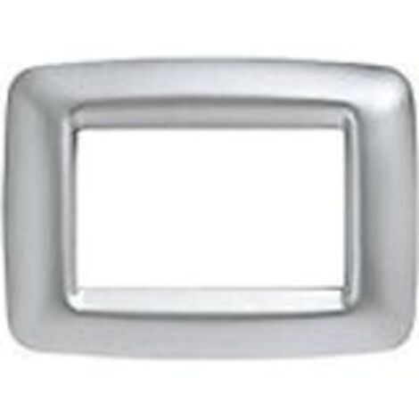 Placca 3 Posti Cromo Soft Playbus Young ( GEWISS cod. GW32753 )
