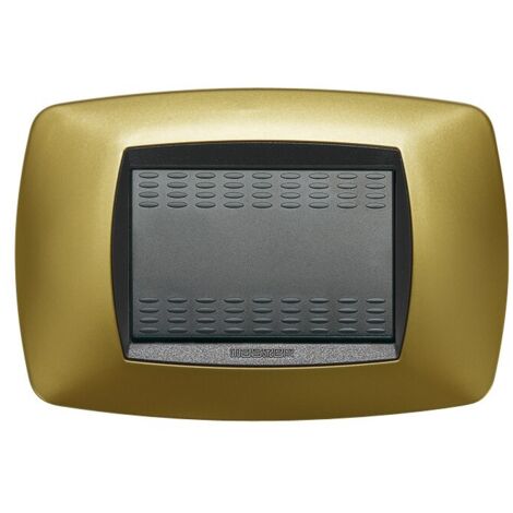 Placca 3 Posti Giallo Perla Modo ( MASTER cod. 39TC323 )