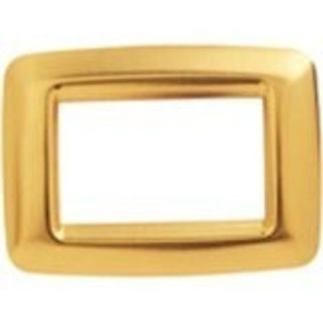 Placca 3 Posti Oro Antico Playbusyoung ( GEWISS cod. GW32763 )
