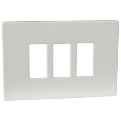 Placca 3 posti Venus mm 115x80h - 1863.3F - MARLANVIL - 20 pz