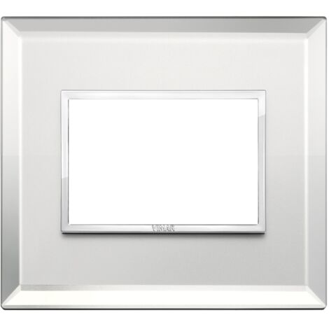 Placca 3M argento ghiaccio Vimar Eikon Evo 21653.72