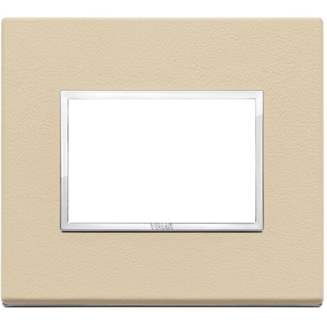 Placca 3M crema Vimar Eikon Evo 21653.21