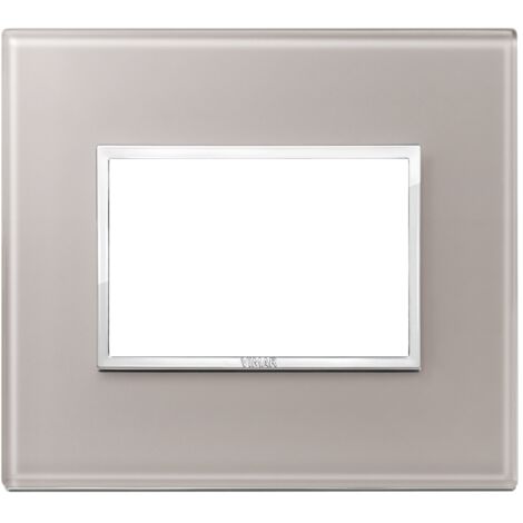 Placca 3M grigio perla Vimar Eikon Evo 21653.73