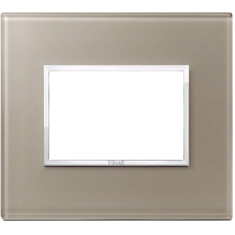 Placca 3M opale bruno Vimar Eikon Evo 21653.74
