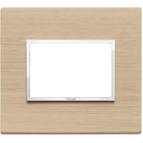 Placca 3M rovere sbiancato Vimar Eikon Evo 21653.32
