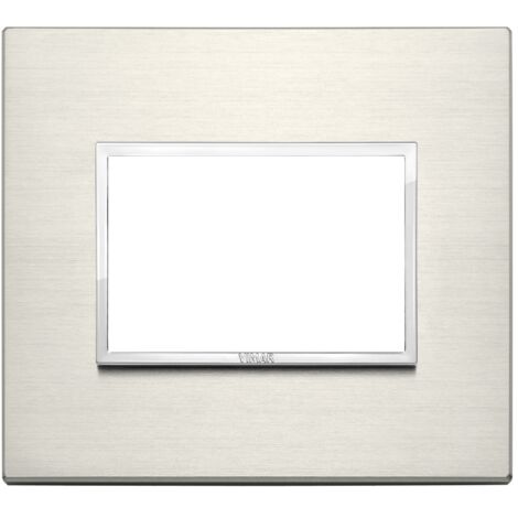 Placca 3M titanio Vimar Eikon Evo 21653.08