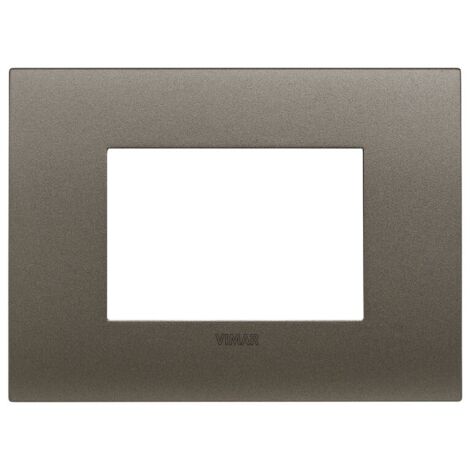 Placca 3m Vimar metallo fit 19953.14