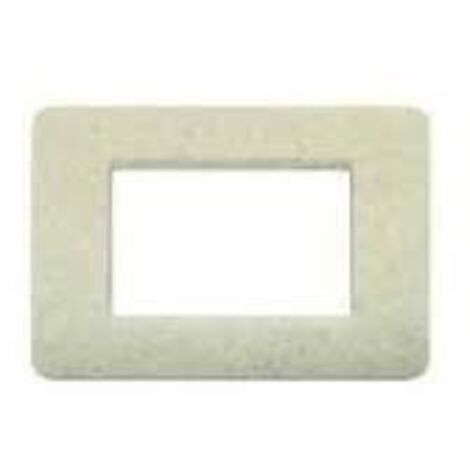 Placca 3P Acquamarina Matix ( BTICINO cod. AM4803SQ )