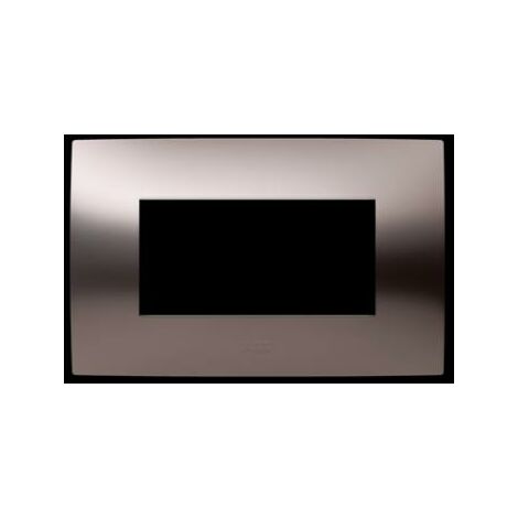Placca 4 moduli bronzo satinato abb chiara 2csk0452ch