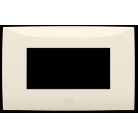 Placca 2 Moduli ABB - Colore Vulcano - Per Quadri Elettrici, Qualità Professionale - EAN 8012542009955 - 2