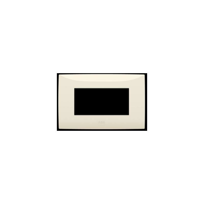 Placca 4 Moduli Colore Sabbia Abb Serie Chiara 2csk0402ch