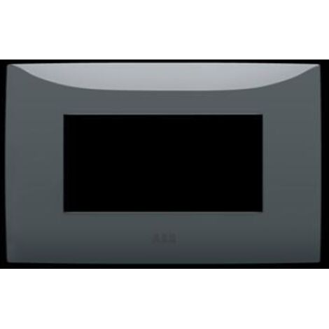 Placca 4 moduli colore vulcano abb chiara 2csk0404ch
