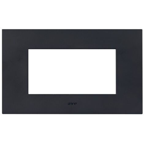 Placca 4 moduli easy smart sistema 44 Grigio Tekla AVE 44PSME4GTK
