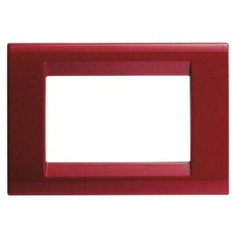 Placca 4 Posti Amaranto Classico Playbus ( GEWISS cod. GW32044 )