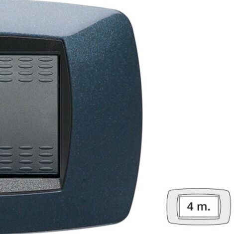 Placca 4 Posti Blu Notte Modo ( MASTER cod. 39TC354 )