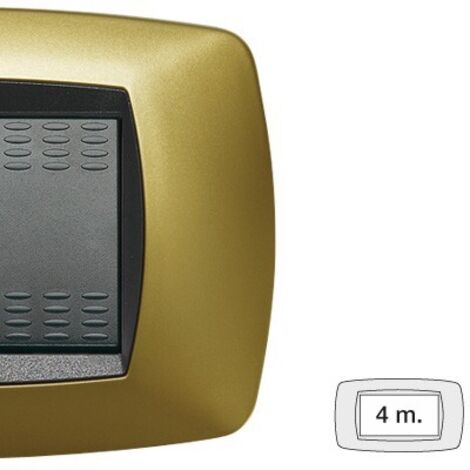 Placca 4 Posti Giallo Perla Modo ( MASTER cod. 39TC324 )