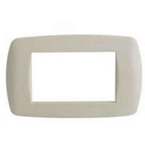 Placca 4 Posti "Millennium" Avorio - 4 posti - mm.148x84h. (7844.TA)