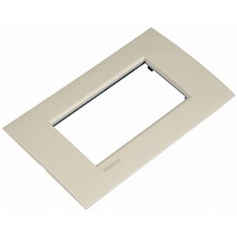 Placca 4 posti Sabbia Bticino Living Air LNC4804SB