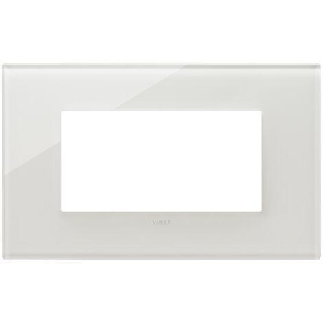 Placca 4M bianco latte Vimar 22654.71