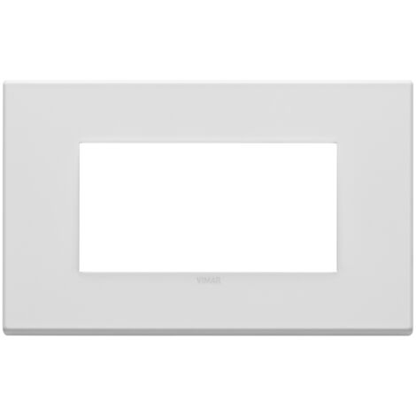 Placca 4M bianco matt Vimar Eikon exè 22654.01