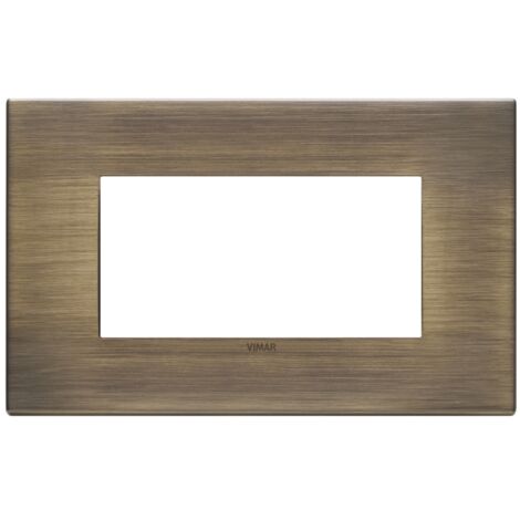 Placca 4M bronzo antico spazzolato Vimar  22654.87
