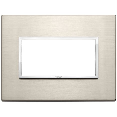 Placca 4M bronzo chiaro Vimar Eikon Evo 21654.04