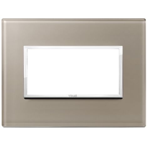 Placca 4M opale bruno Vimar Eikon Evo 21654.74