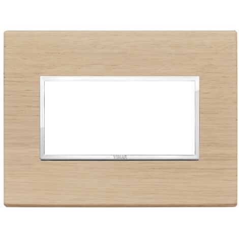 Placca 4M rovere sbiancato Vimar Eikon Evo 21654.32
