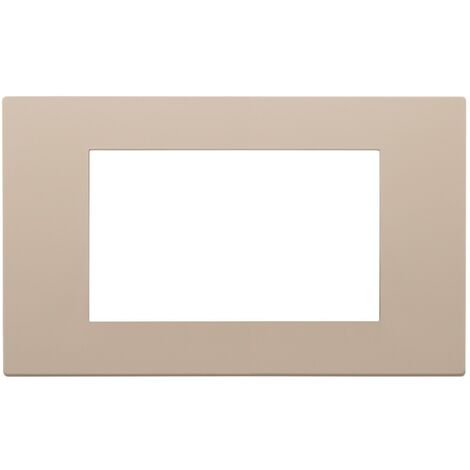 Placca 4m serie Linea Vimar 4 posti argilla 30654.21