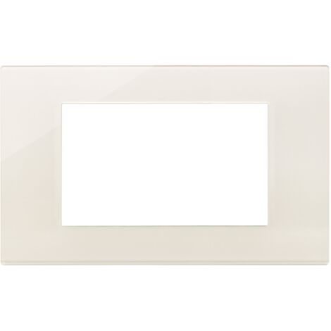 Placca 4m serie Linea Vimar 4 posti reflex canapa 30654.41