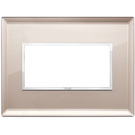 Placca 4M specchio bronzato Vimar Eikon Evo 21654.75