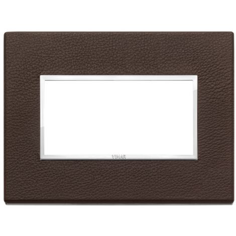 Placca 4M tabacco Vimar Eikon Evo 21654.22