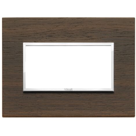 Placca 4M wengè Vimar Eikon Evo 21654.33