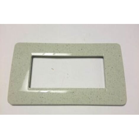 Placca 4P Acquamarina Matix ( BTICINO cod. AM4804SQ )