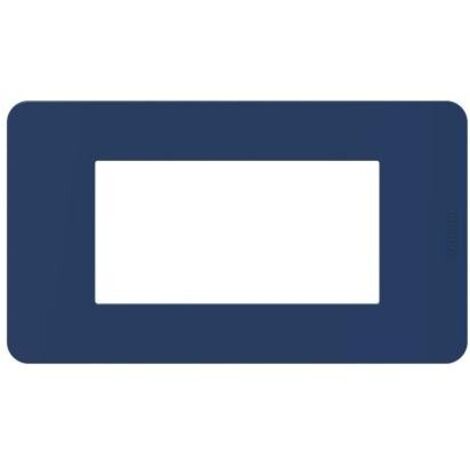 Placca 4P Blue Matixgo ( BTICINO cod. JA4804TB )